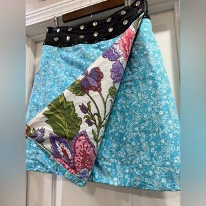 Zand Amsterdam Adjustable Wrap Around Reversible Skirt Hand Made